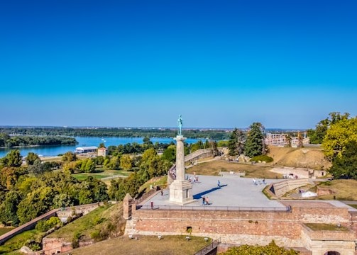 Belgrade Fortress and Kalemegdan Park in Belgrade, Serbia