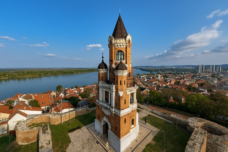 Zemun Old Town and Gardos Tower in Belgrade, Serbia