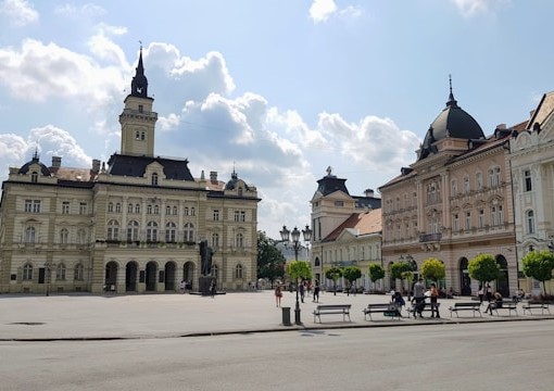 Liberty Square in Novi Sad, Serbia