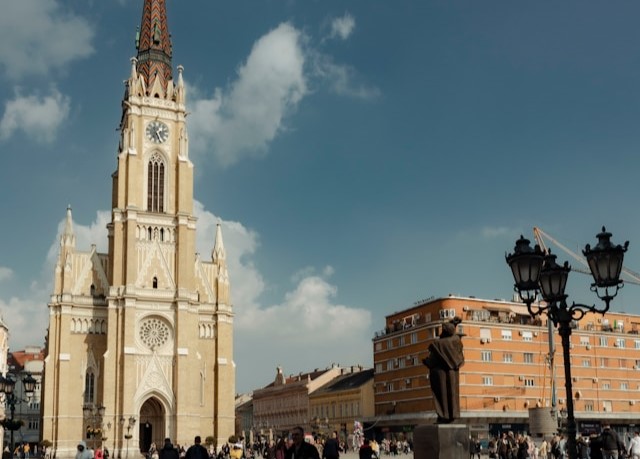 Name of Mary Church in Novi Sad, Serbia