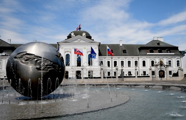 Grassalkovich Palace and Gardens in Bratislava, Slovakia