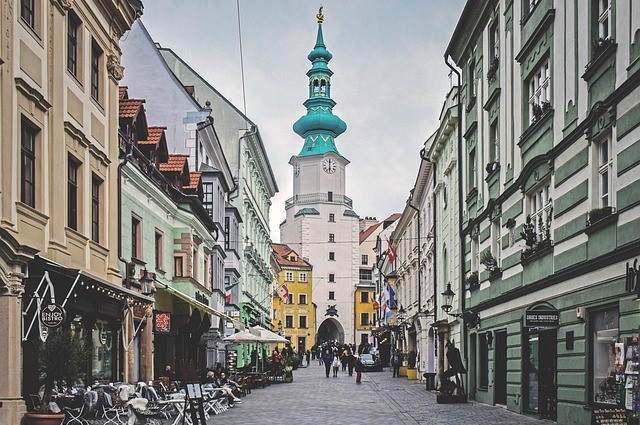Michaels Gate in Bratislava, Slovakia
