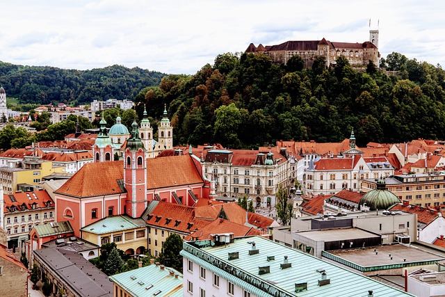 Ljubljana Castle in Ljubljana, Slovenia