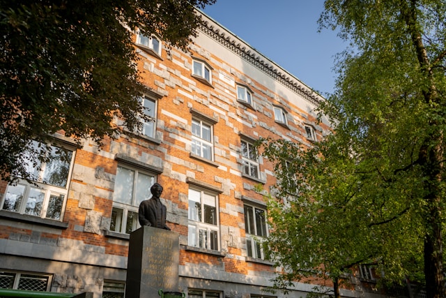 National and University Library (NUK) in Ljubljana, Slovenia