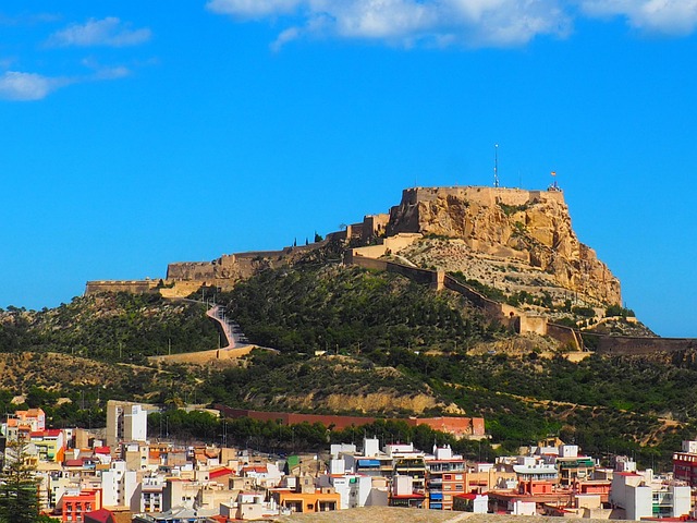 Santa Barbara Castle in Alicante, Spain
