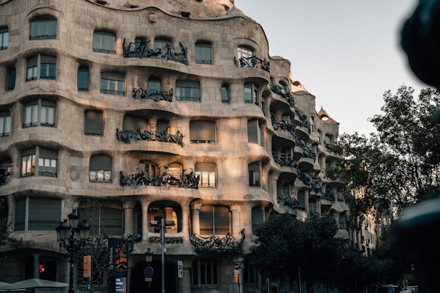 Casa Milà (La Pedrera) in Barcelona, Spain
