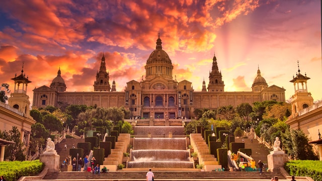 Museu Nacional d'Art de Catalunya in Barcelona, Spain