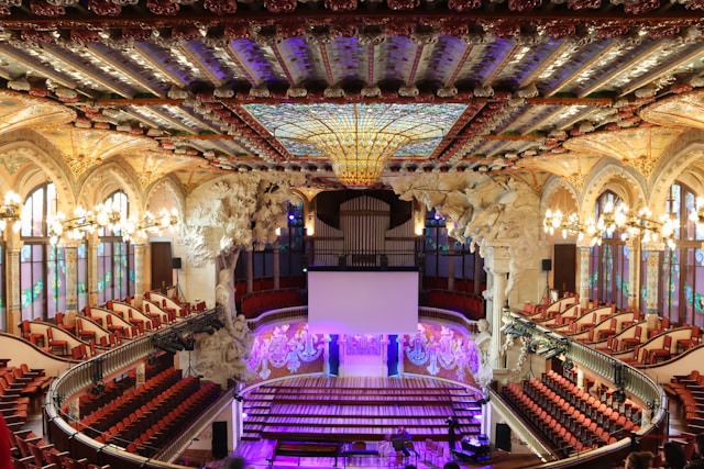 Palau de la Música Catalana in Barcelona, Spain