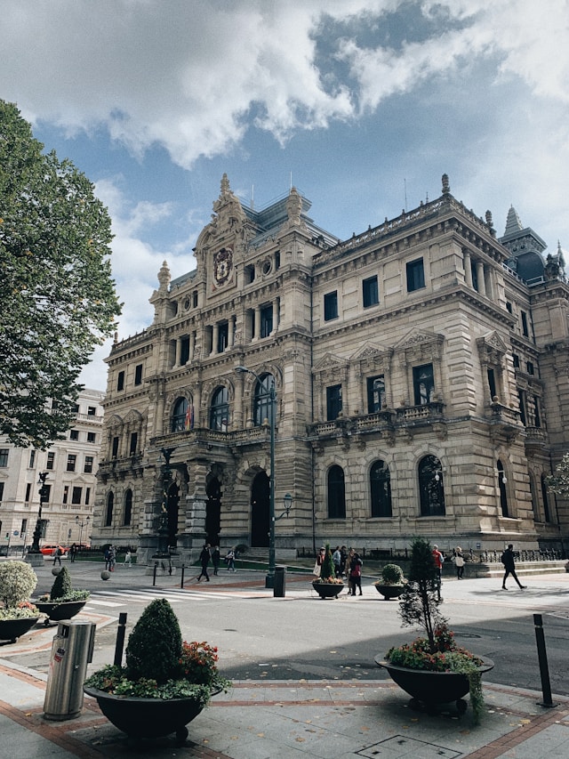 Bizkaiko Foru Aldundiaren Jauregia in Bilbao, Spain