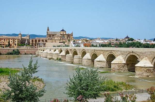 Roman Bridge of Cordoba in Cordoba, Spain