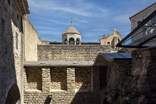 Arab Baths in Girona, Spain