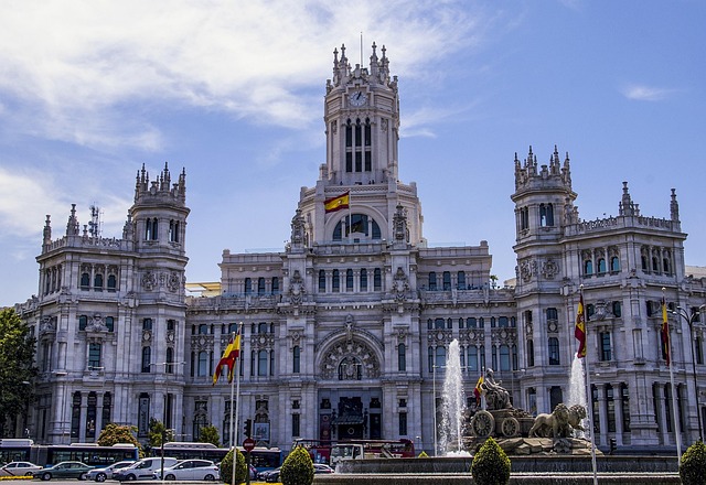Cibeles Palace in Madrid, Spain