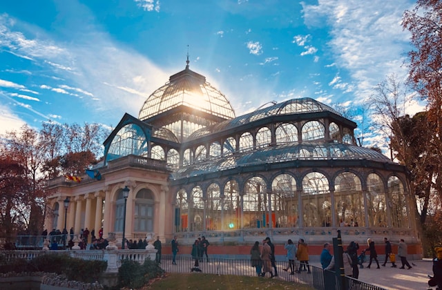 Palacio de Cristal in Madrid, Spain