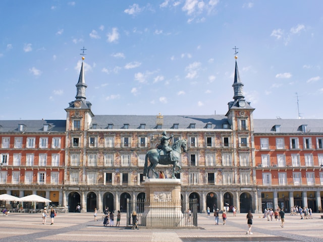 Plaza Mayor in Madrid, Spain