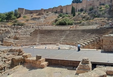 Roman Theatre of Malaga in Malaga, Spain