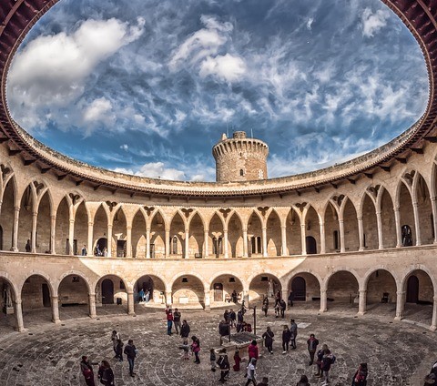 Bellver Castle (Palma de Mallorca) in Mallorca, Spain