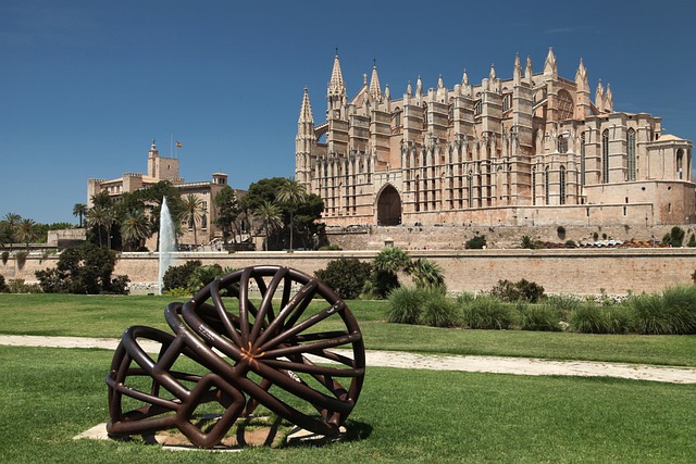 La Seu Cathedral (Palma de Mallorca) in Mallorca, Spain
