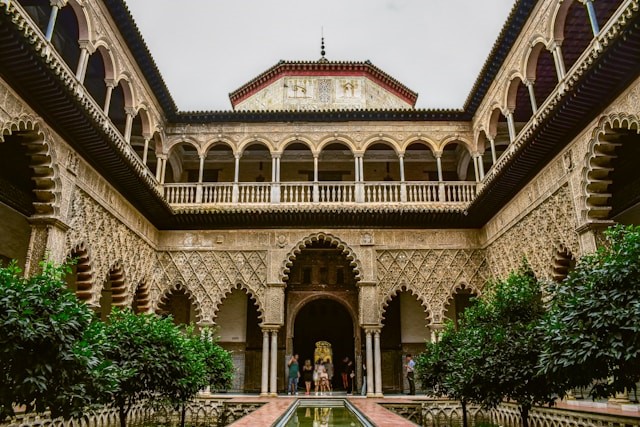 Alcazar of Seville in Seville, Spain