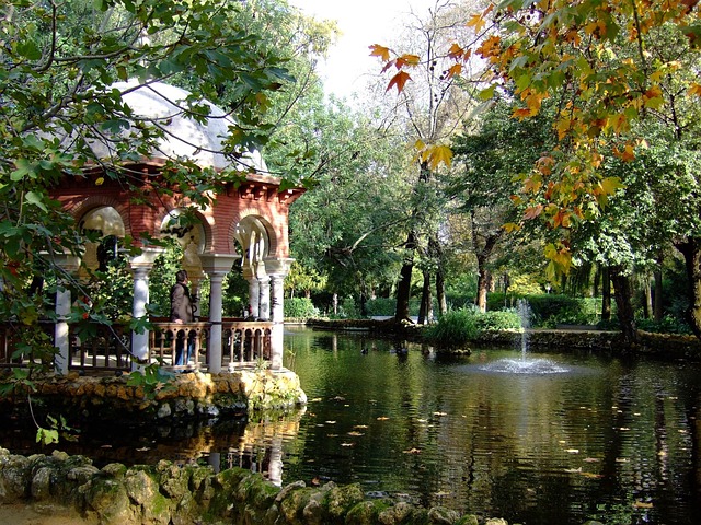 Maria Luisa Park in Seville, Spain