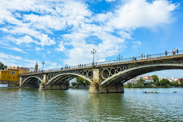 Puente de Isabel II in Seville, Spain