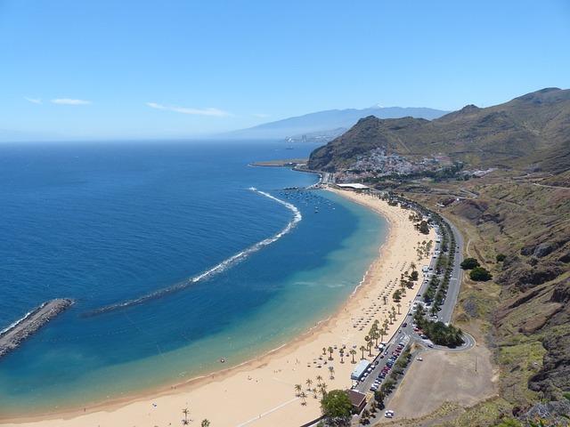 Playa de las Teresitas in Tenerife, Spain