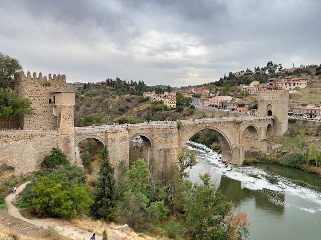 Puente de Alcántara in Toledo, Spain