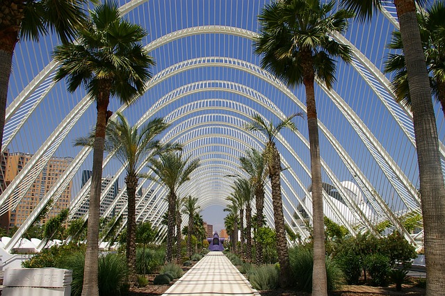 Turia Gardens in Valencia, Spain