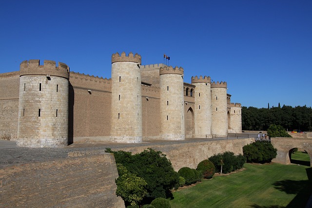 Aljaferia Palace in Zaragoza, Spain