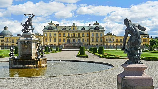 Drottningholm Palace and Theatre in Stockholm, Sweden