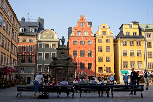 Gamla Stan Old Town in Stockholm, Sweden