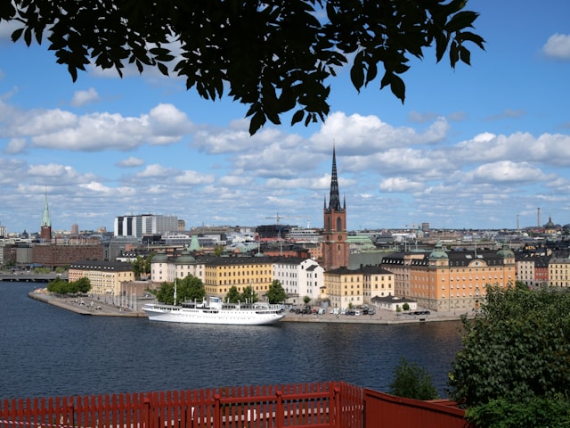 Monteliusvagen View Walk in Stockholm, Sweden
