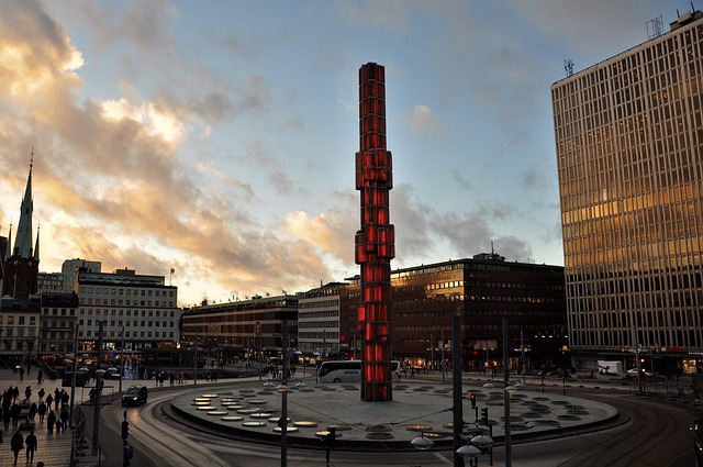 Sergels Torg and Kulturhuset in Stockholm, Sweden