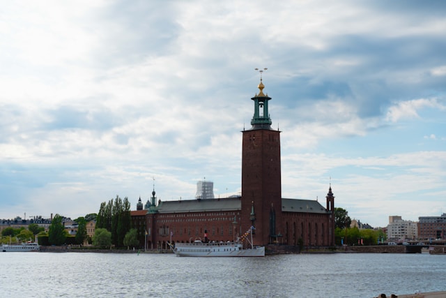 Stockholm City Hall (Stadshuset) in Stockholm, Sweden