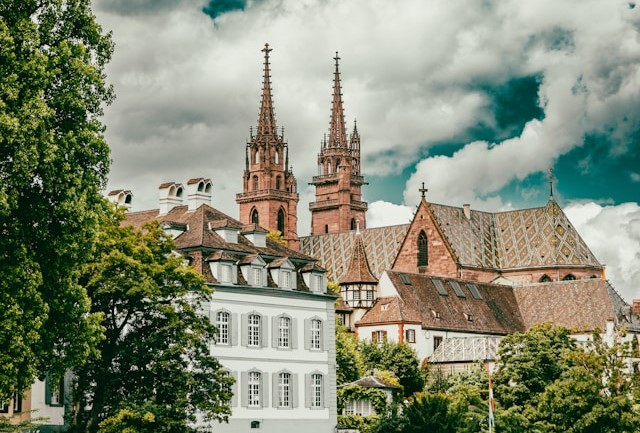 Basel Minster in Basel, Switzerland