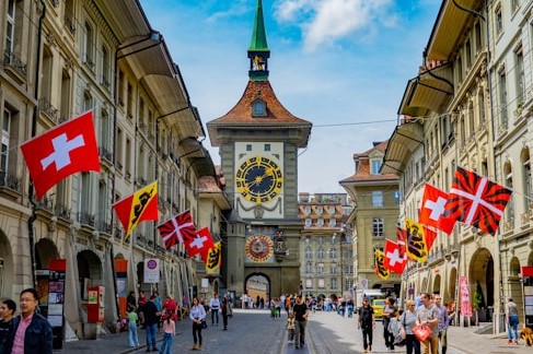 Zytglogge Clock Tower in Bern, Switzerland