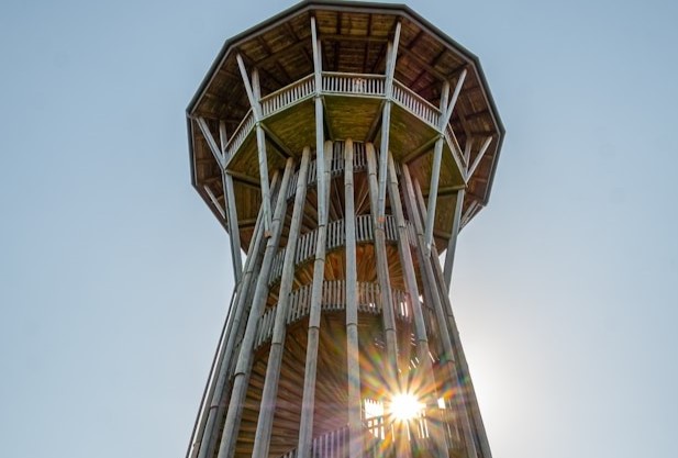Sauvabelin Tower in Lausanne, Switzerland