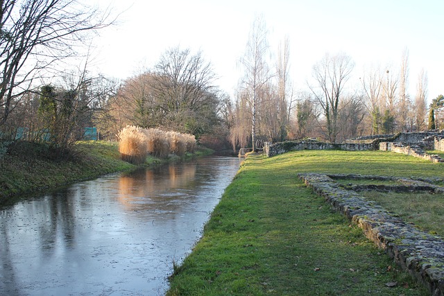 Vidy Roman Ruins and Park in Lausanne, Switzerland