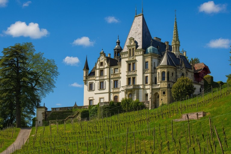 Meggenhorn Castle Park in Lucerne, Switzerland