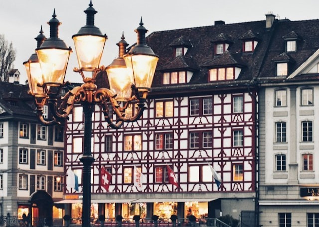 Old Town Altstadt in Lucerne, Switzerland