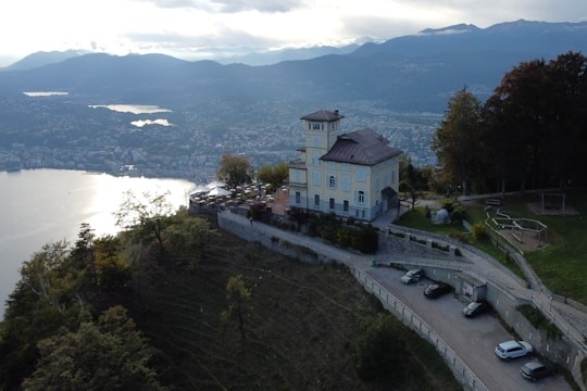 Monte Bre Viewpoint in Lugano, Switzerland