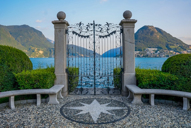 Parco Ciani City Park in Lugano, Switzerland