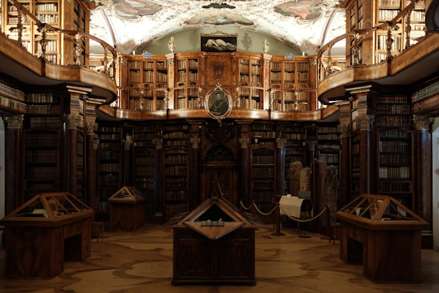 Abbey Library of St Gallen in St. Gallen, Switzerland