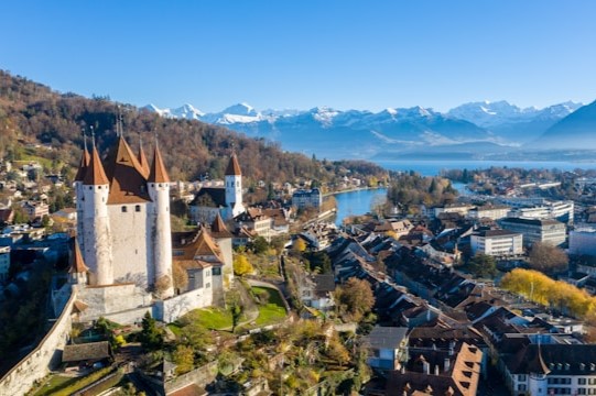Thun Castle in Thun, Switzerland