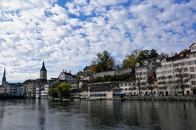 Lindenhof Hill in Zürich, Switzerland