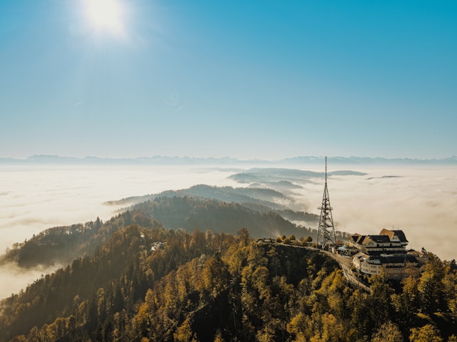 Uetliberg Mountain in Zürich, Switzerland