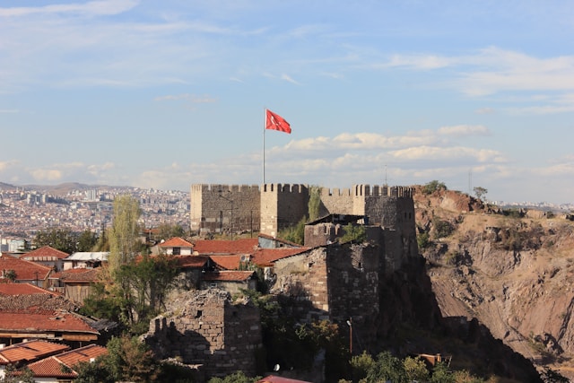 Ankara Castle in Ankara, Turkey