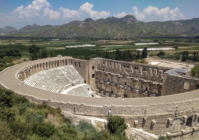 Aspendos Theater in Antalya, Turkey