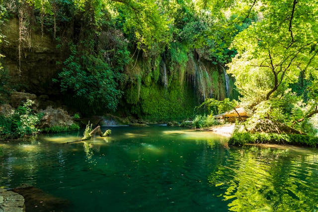 Kursunlu Waterfall in Antalya, Turkey