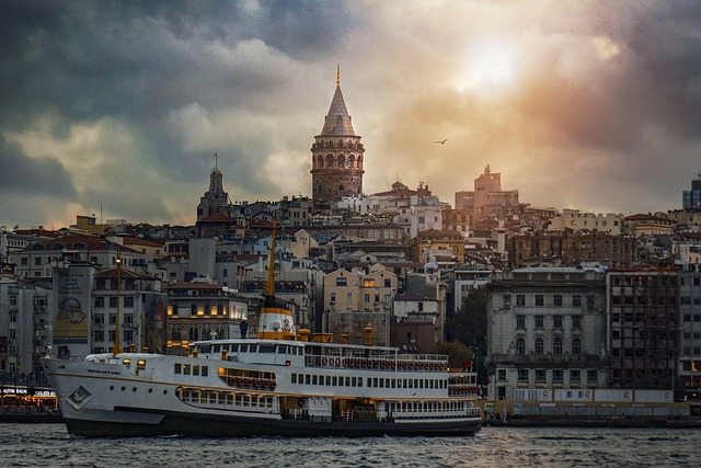 Galata Tower in Istanbul, Turkey
