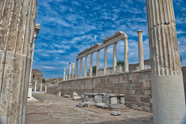Bergama Acropolis in Izmir, Turkey